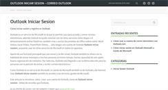 Desktop Screenshot of outlook-iniciarsesion.com